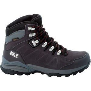 Jack Wolfskin Дамски туристически обувки Jack Wolfskin Women's Refugio Texapore Mid Walking boots - Dark Steel / Purple - размер 39, 5 (EU) (119-0491-0216)
