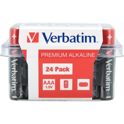 Verbatim ALKALINE BATTERY AAA 24 PACK (BOX) (49504)