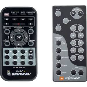 GENERAL JBL Simply Cinema ESC300, SUB300 - дистанционно управление дубликат (Simply Cinema ESC300, SUB300) Дистанционно