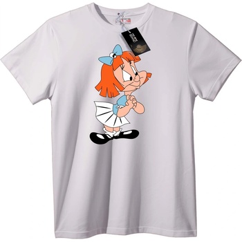 NOONEBRAND Тениска Уилма Флинтстоун - 2XL, White
