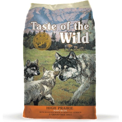 Taste of the Wild High Prairie Puppy Formula with Bison & Venison and Smoked Salmon - висококачествена суха храна за кученца с протеини от бизон, елен и пушена сьомга