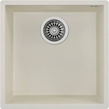 Teka Мивка Teka Square 40.40 TG, Гранит, За шкаф, 50 см, Крем (115230028)