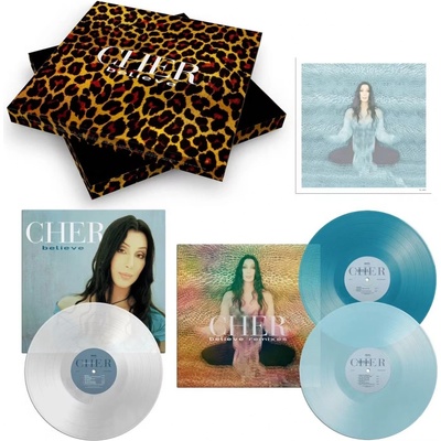 Cher: Believe - 25th Anniversary Limited Coloured Clear & Blue LP