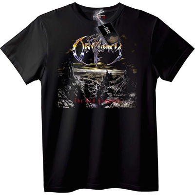 NOONEBRAND Тениска Obituary Краят Приключи - 2XL, White