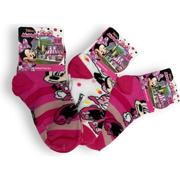 Dievčenské vysoké ponožky Minnie Mouse ružová