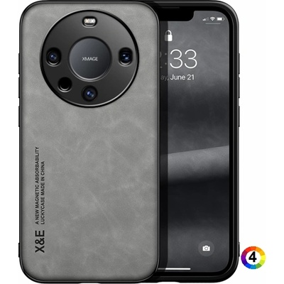 Huawei Mate 60 Pro Удароустойчив Кожен Калъф и Протектор