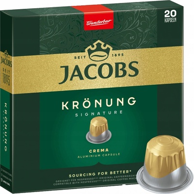 Jacobs Kronung 6 kapsle pro Nespresso Original kávovary 20 ks