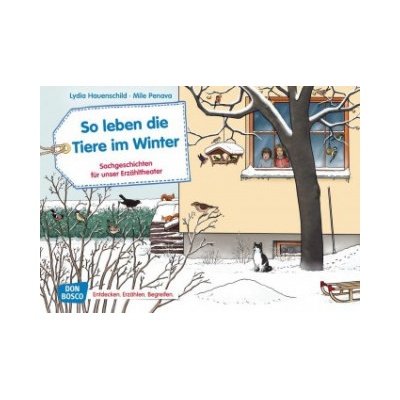 So leben die Tiere im Winter. Kamishibai Bildkartenset.