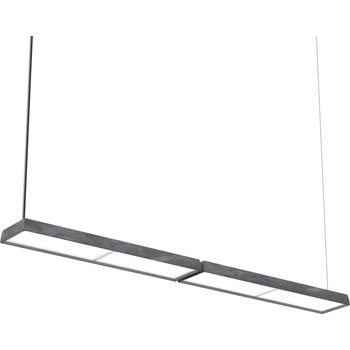 Louis Poulsen Висяща лампа Slim Box Suspended Double LED 3000K с микропризматичен дифузер Управление за осветление Dali цвят алуминий (5741104875)