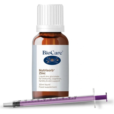 Biocare Nutrisorb Tekutý zinek vegan kapky 30 ml