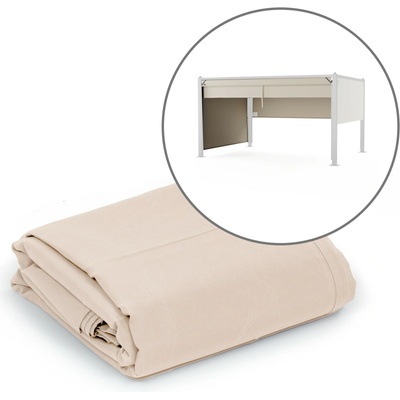 Blumfeldt Pantheon Cortina 3x4 boční stěny Krémová