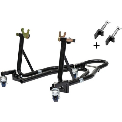 BIKETEC PRO zadný stojan na kolieskach typ-V - typ-L, čierny, 250kg