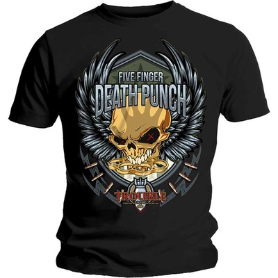 Five Finger Death Punch tričko Trouble čierne