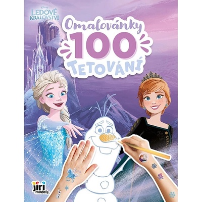 Jiří Models Omalovánky a 100 tetování Ledové království