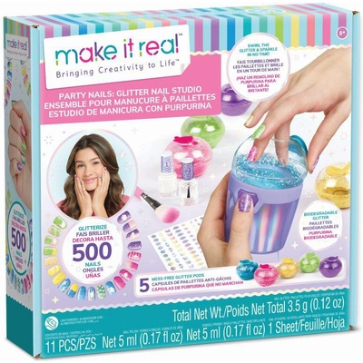 Make It Real Třpytivé party nehty – Zboží Dáma