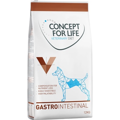 Concept for Life 12кг Gastro Intestinal Concept For Life Veterinary Diet, суха храна за кучета