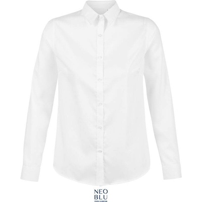 Neoblu Blaise Women Mikro keprová dámská košile s dl. rukávem bílá optic