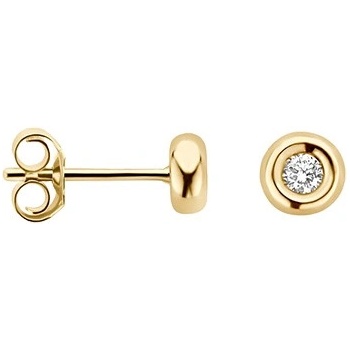 Blush Дамски обеци от бяло злато с диамант Blush 7628YDI (7628YDI)