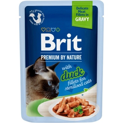 Brit Premium Cat Sterilised Duck 85 g