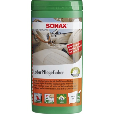 Sonax Čistiace utierky na kožu 25 ks