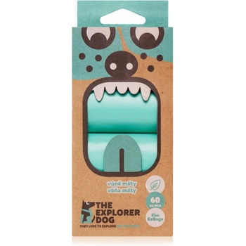 Explorer dog Vrecká na psie exkrementy s vôňou mäty 60 ks