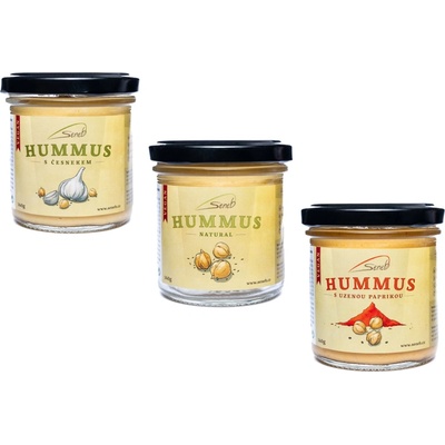 Hummus s cesnakom 140g Seneb