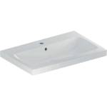 Geberit iCon - Умивалник 75x48x16 cm, с преливник, с отвор, KeraTect, бял 501.835. 00.2 (501.835.00.2)