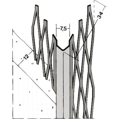 Rohový omítkový profil PROTEKTOR Nr. 10077 - 3,00 m