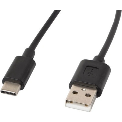 Lanberg Кабел Lanberg USB-C към USB-A, 1.8m, черен, 480 Mb/s - CA-USBO-10CC-0018-BK (CA-USBO-10CC-0018-BK)