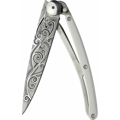 Deejo 9AM022 27g mirror Gold collection Pacific 9kt white gold