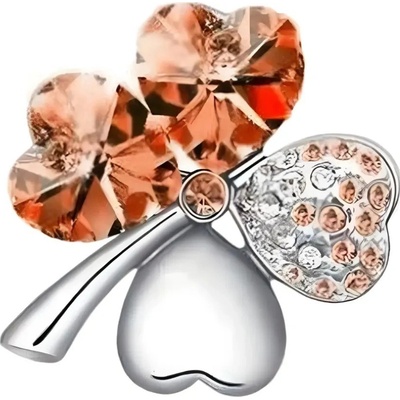 Gaira brož Čtyřlístek 313001 Stříbrno-oranžový