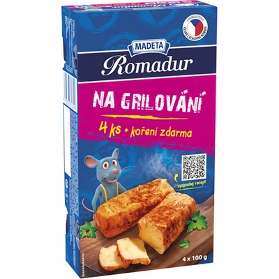 Madeta Romadur na grilovanie syr 4 x 100 g