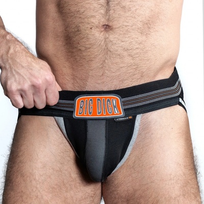 Oxballs OXJOK BULGER Pumper Slider Jock Black Iron