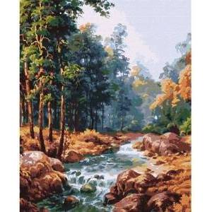 Ideyka Painting by numbers 40x50 cm KHO2882 Carpathian fountain AP0076