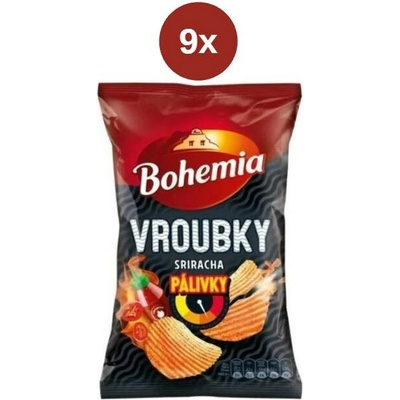 Bohemia vroubky pálivky sriracha 9x 120 g