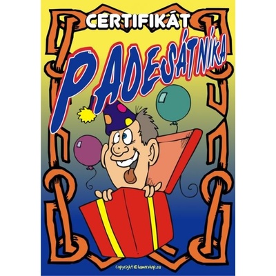 Certifikát padesátníka (dárek)