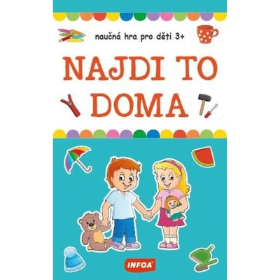 Výukové karty (krabička) - NAJDI TO DOMA - naučná hra pro děti 3+