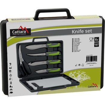 Cattara Ножове за грил комплект 4+1+1 Цвят: черен