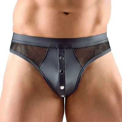 Svenjoyment Tight Matte Look Thong with Net 2111730 Black