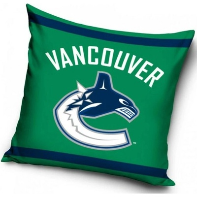 TipTrade Velurový vankúš NHL Vancouver Canucks 40x40