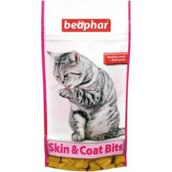Beaphar Skin & Coat-Bits -Хрупкави хапки за красива и здрава кожа и козина за котки, плюс малцова паста, 35 гр