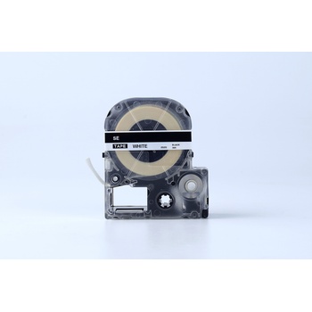 Compatible Epson SE24KW, 24mm x 8m, черен печат / бял фон, запечатване, съвместима лента (SE24KW)