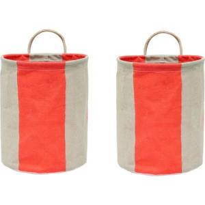 OYOY Living Design Текстилни кошници в комплект 2 бр. ø 18x22 cm Kara - OYOY Living Design (L301528)