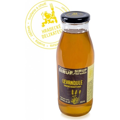 Hradecké delikatesy Levandulový sirup 0,5 l