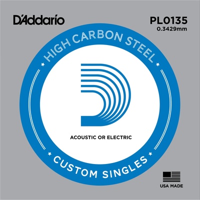 D'Addario PL0135 Единична струна за китара (PL0135)