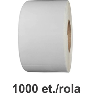 ZINTA Самозалепващи PP етикети ZINTA 100x210 mm, 1000 ет. / ролка, бяло (100X210X1000-PP)