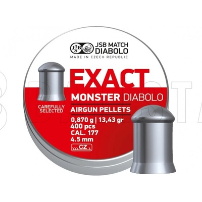 Diabolky JSB Exact Monster 4,52 mm 400 ks