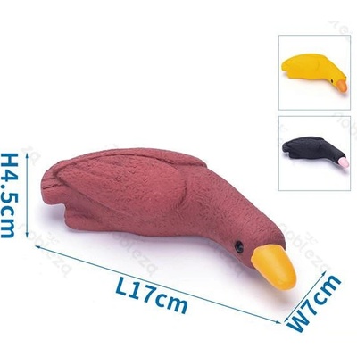 Nobleza Latexový vtákopysk 17 cm čierna