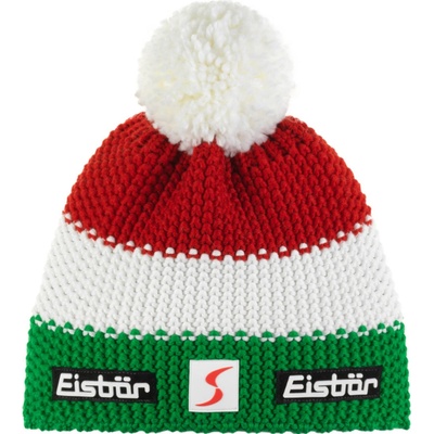 EISBÄR Star Pompon Mü SKA Kids, Červená/ Biela / Zelená
