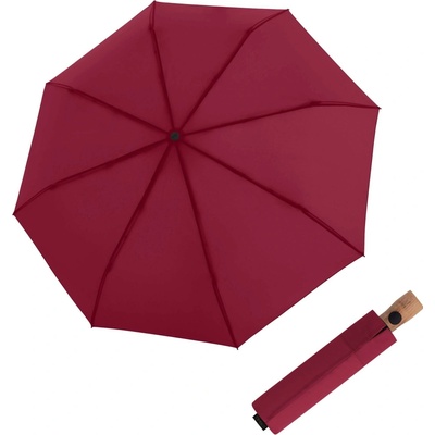 Knirps Timber duaomatic Hibiscus skladací dáždnik